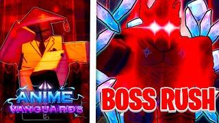 Completing The *NEW* BOSS RUSH EVENT In Anime Vanguards!