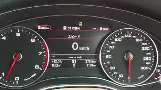 AUDI A6（2012)　2.8FSI　Quattro　0-100km/h　Acceleration