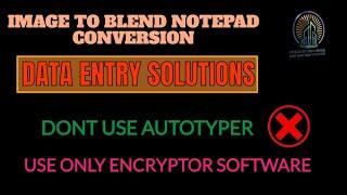 How to convert Image to Blend Notepad using Bulk Text Encryptor (Don't use autotyper = 100% detected