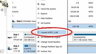 Cara Mengubah NTFS Menjadi FAT32 Tanpa di Format