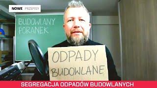 Odpady budowlane - ważne zmiany w gospodarowaniu odpadami budowlanymi