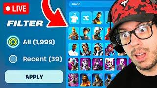 LIVE! - I have 1,999 skins in Fortnite...