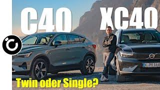 Unterschätzt? Volvo C40 VS XC40 - Twin und Single im Vergleich!