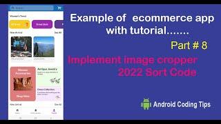 Android Studio Tutorial | Part 08 | Implement image cropper