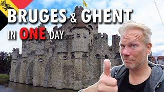 BRUGES and GHENT in ONE Day | Guide to Belgium's Medieval Towns