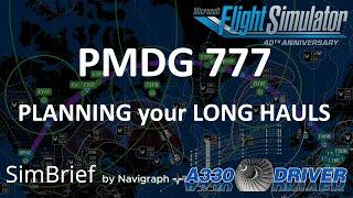 PMDG 777: How to PLAN your LONG HAUL Flight | Real Airline Pilot