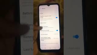 Tecno battery setting