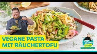 Vegan kochen mit Timo: Vegane Pasta mit Räuchertofu