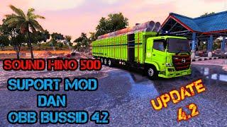 SHARE KODENAME SOUND HINO 500 ETS2‼️SUPORT MOD DAN OBB ||| BUSSID UPDATE 4.2‼️