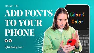 How to use CUSTOM BRAND FONTS on your phone