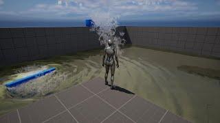 UE5 - UIWS Water Plugin Full Tutorial, Water Interaction, Splash, Radial (Subtitle)