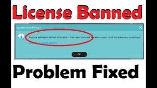 Filmora Banned Email and License problem fixed || Filmora email banned problem || Fix Banned codes