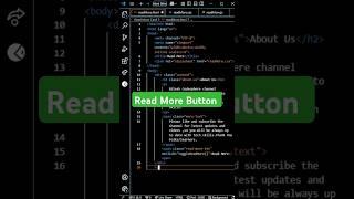 Build a Read More / Read Less Toggle with HTML, CSS, and JavaScript #shorts #shortsfeed  #coding