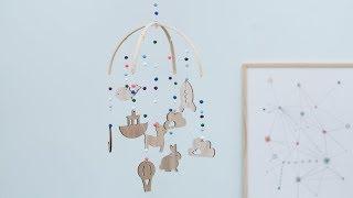 Create your personal baby mobile - DIY by Søstrene Grene