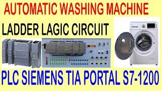 Automatic Washing Machine | Home appliance automation | PLC Ladder logic, Siemens TIA Portal