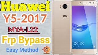 Huawei Y5 2017 (MYA-L22) Frp Unlock//Bypass Google Account Lock Easy Method
