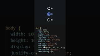 "Creating Stylish Radio Buttons Using HTML and CSS" #coding #htmltutorial #htmlcss  #button