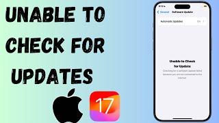 Fixed  Unable to Check For Update on iPhone | Problem Solved | 2024