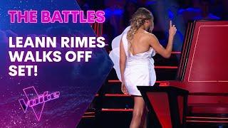 LeAnn Rimes Walk Off the Set of The Voice | The Battles | The Voice Australia