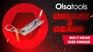 Olsa Tools Grease & Gears Series: Bolt Size Finder Keychain(Part 1753)