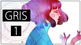 Let's Play GRIS Gameplay Part 1 - Artistic Narrative Platformer [First 45 Minutes Game Playthrough]