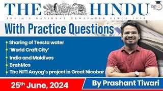 The Hindu Analysis by Prashant Tiwari | 25 June 2024 | Current Affairs Today | StudyIQ