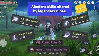 Alastor's skills altered by legendary runes Pass 1 | Epic Conquest 2