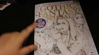 Colouring Heaven Gothic Fantasy Special Flip Through