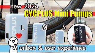 I try all 3 CYCPLUS Tiny e-Pumps. 2024 New Cycplus Bicycle Tire Mini Electric Air Pumps. AS2 Pro Max