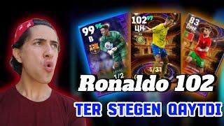 RONALDO 102, TER STEGEN YCHL POTW QAYTDI EFOOTBALL 2024 MOBILE UZBEKISTAN