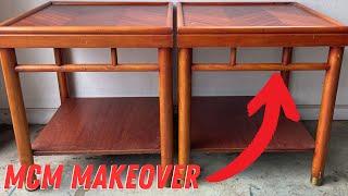 Easy Side Table Makeover for Beginners | MCM Makeover