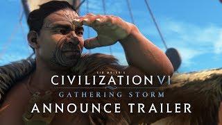 Civilization VI: Gathering Storm Announce Trailer (NEW EXPANSION)