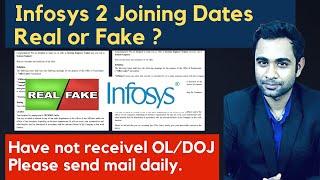 Infosys Breaking News | Infosys Sending Two Date of Joining | Real or Fake