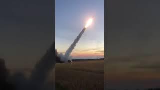 Ukraine Forces fire a M270 Rocket Launcher on Russian targets