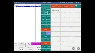 How to Order KOT From IDS Point Of Sale Touch Screen Mode