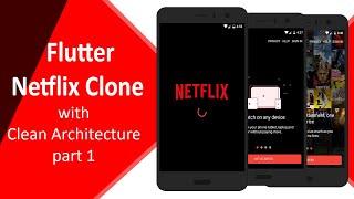 Flutter Tutorial | Netflix Clone (with Clean Architecture) from scratch Part 1 - speed code