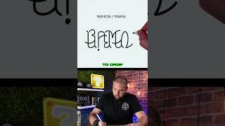 [Ep. 731] Ramon X Maria Ambigram Wireframe Tattoo Design Tutorial By Mr. Upsidedown