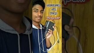 Aquarium Air Pump Repair ⁉️  இத Try Pannunga | Mari's Tech Info | #shorts