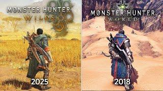 Monster Hunter Wilds gegen Monster Hunter World - Detailvergleich