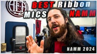 BEST RIBBON MICROPHONES AT NAMM 2024 with AEA  | Lui Piluso