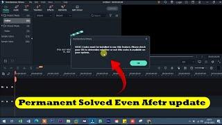 HEVC codec must be installed to use this feature filmora | How to solve Filmora HEVC code error