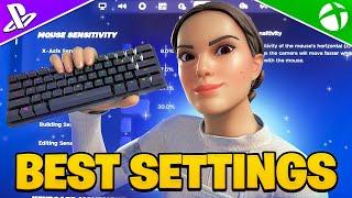 NEW Best Console Keyboard SETTINGS + Sensitivity in Chapter 5 Season 3