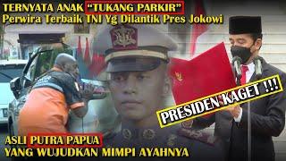 Dia Putra Tukang Parkir Asal Papua, Perwira Lulusan Terbaik yg Dilantik Presiden Jokowi