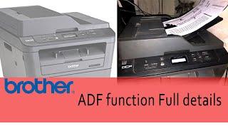 How to use ADF Function in Brother DCP L2541DW printer ? Full ADF Function Detail  #InfotechTarunKD
