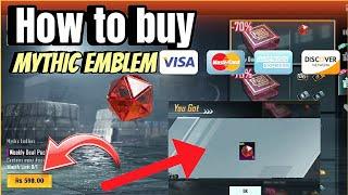 How to buy mythic forge emblem  how to buy uc with cardit card