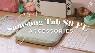 Samsung Tab S9 FE Accessories  Case, keyboard & more