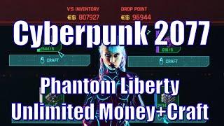 Cyberpunk Phantom Liberty - Glitch - Unlimited Eddies and Crafting Materials