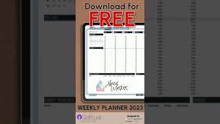 Abacus Whiskers 2023 Digital Planner is FREE on Grafisual.com #digitalplanner #paperlessplanning