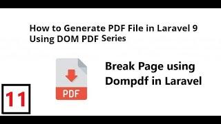 (11) Break Page using Dompdf in Laravel | How to skip first page in dompdf