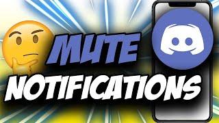 How to Mute Notifications on Discord 2021 